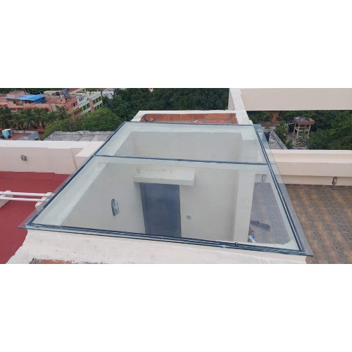 10 Skylight Glass & Stainless Steel Frame