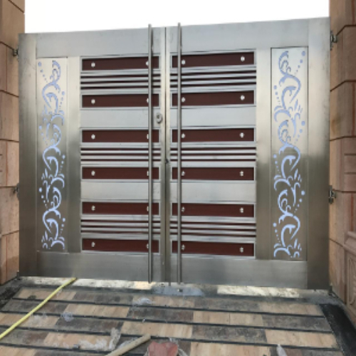 Stainless Steel Gate CNC Cutting & HPL Sheet