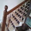Stainless Steel with Wood Balustrade